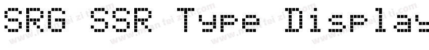 SRG SSR Type Display Regular Regula字体转换